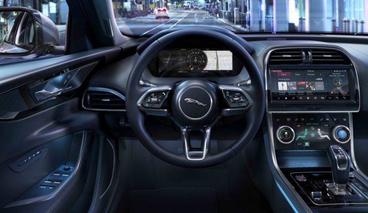 There are more soft-touch plastics and a high-tech twin-screen infotainment system