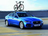 Jaguar has overhauled the XE's looks; front and rear bumpers are new, and the XE now comes with LED headlights and tail lights
