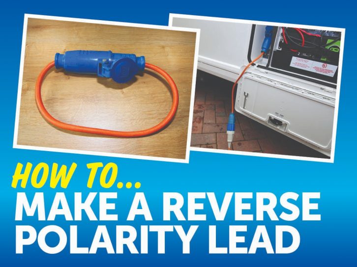 How to make a reverse polarity lead Practical Caravan