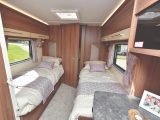 The Twin single beds are comfortable, with plenty of overhead storage