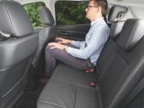 Rear-seat passengers sit high and have plenty of legroom