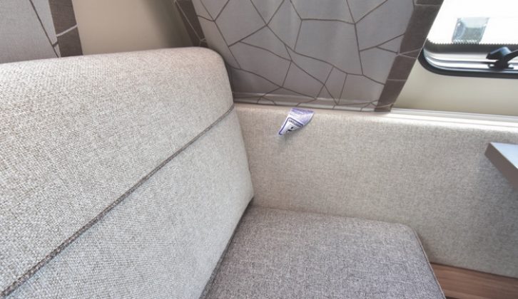 Seating is generous, with supportive sloping back rests