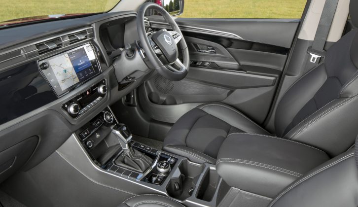 The interior has a more modern dashboard design and gives a more upmarket impression than the old model