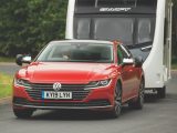 On country roads and motorways, the Arteon is a very stable tow car, remaining firmly in charge of the caravan at all times