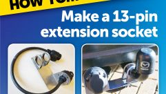If you find it difficult to reach the towball electrics on your car, this step-by-step guide to making a handy extension lead should help