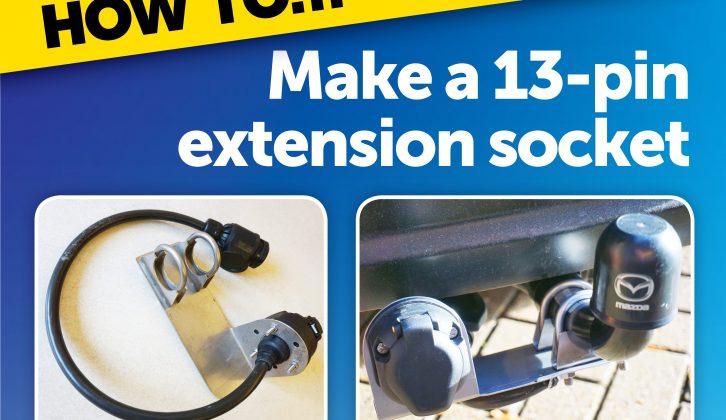 If you find it difficult to reach the towball electrics on your car, this step-by-step guide to making a handy extension lead should help