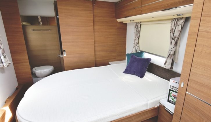 Super-sized transverse-island-bed has a more comfortable mattress for the new season