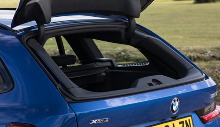 The rear window can be opened separately to the main tailgate for quickly loading small items