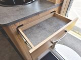 The 454 excels when it comes to storage - there are drawers, lockers and cupboards everywhere you look