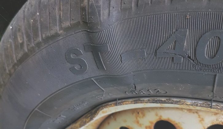 Tyres that remain stationary for long periods of time can start to degrade and cracks or bubbling on the side walls can begin to appear