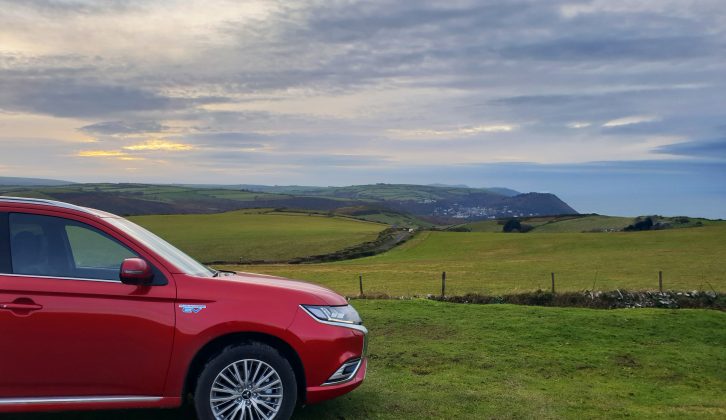 While the view from this spot is spectacular, we recommend pitching your caravan up before venturing along Countisbury Hill