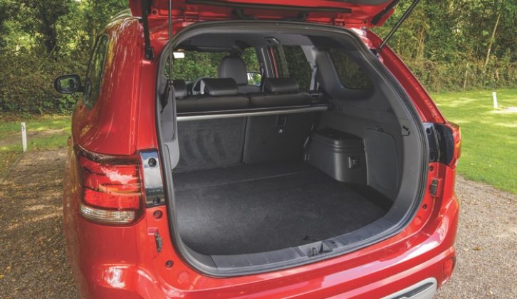 The load floor is high but seats that split 60/40 add a useful amount of extra luggage space