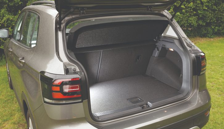 Seats up, the luggage space can be as much as 455 litres.
