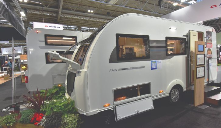 Revised front and rear mouldings are among new features for 2020 in the Aire
