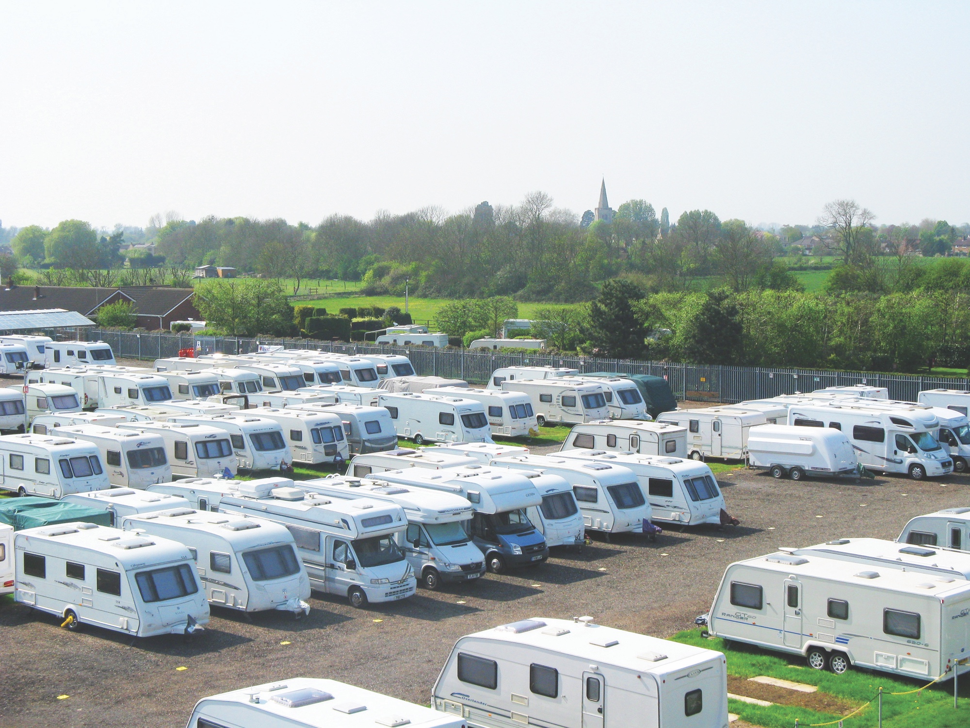 Caravan Winter Wheels Storage and Security Full Set 