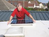 You could fit a solar panel to trickle-charge your leisure battery over the winter months