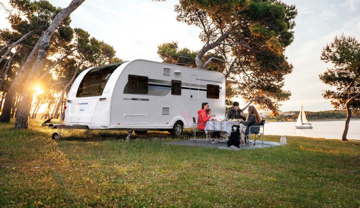 The Adria Altea Avon is perfect for long tours with the family