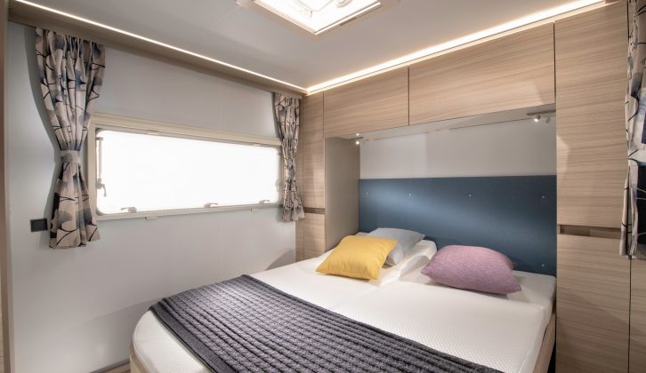 You'll find island-bed luxury in the Adria Altea Dart
