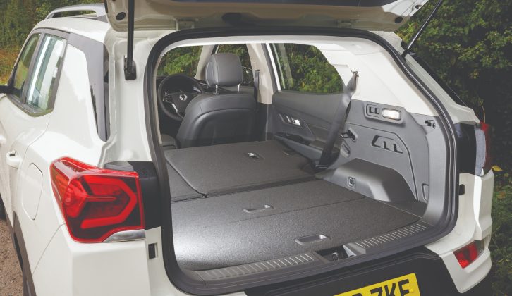 Loads of room for passengers in rear seats, but spare wheel limits boot space to 407 litres