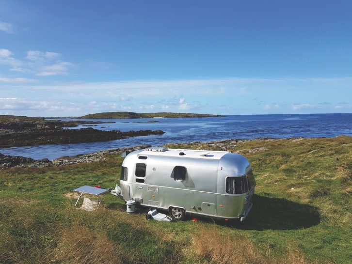 Pitch up at Clifden Eco Beach Camping & Caravanning Park for incredible views of Ireland's wild west coast