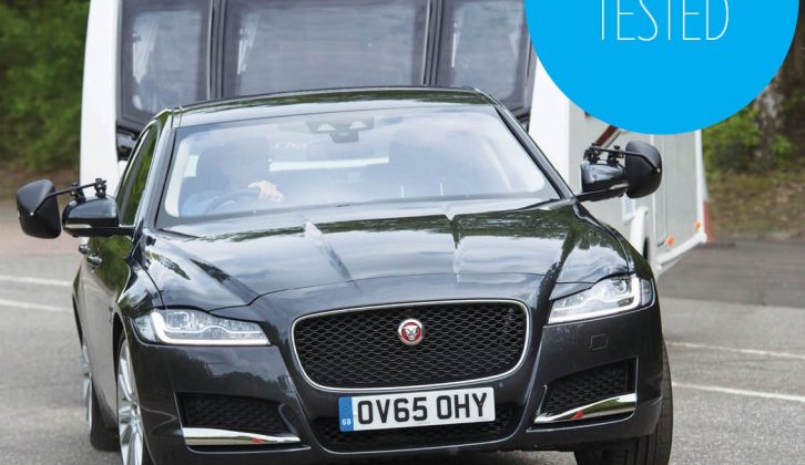 Jaguar's XF makes a tremendous and award-winning way to tow your caravan
