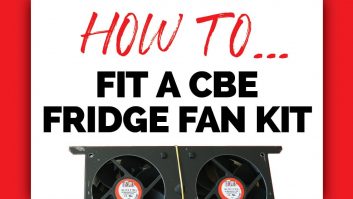 Follow our guide to fitting a CBI fridge fan kit