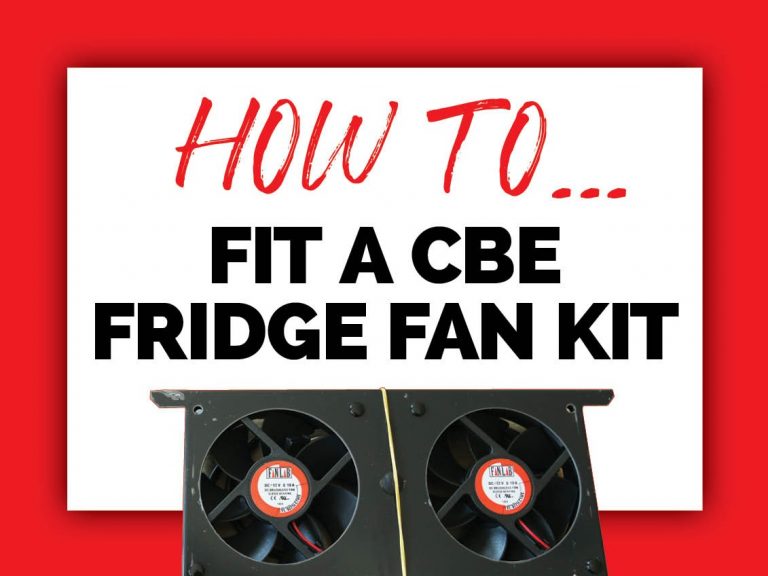 How to fit a CBE fridge fan kit Practical Caravan