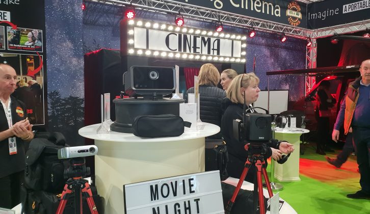 Take your on-site entertainment to new levels with a portable cinema