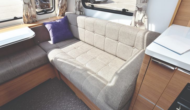 Seating is comfortable and supportive, and has a new choice of fabrics and designs for 2020