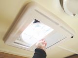 Most vans have blinds and fly screens fitted to all windows and skylights