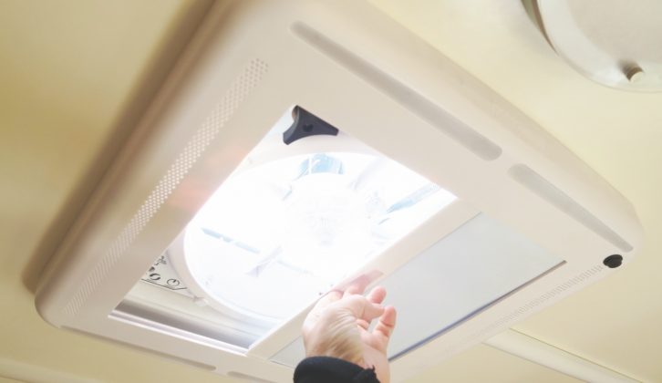 Most vans have blinds and fly screens fitted to all windows and skylights