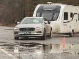 Volvo's V90 is no lightweight, but that increases the weight of caravan that you can tow