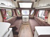 The front lounge is comfortable and very spacious, while a sunroof adds to the airy feel. The seating has worn well, with no staining, and remains comfortable and supportive in the example we looked at