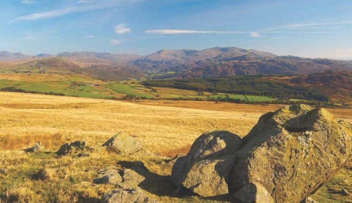 Take in the southern fells of the Lake District National Park from Moss Side Farm
