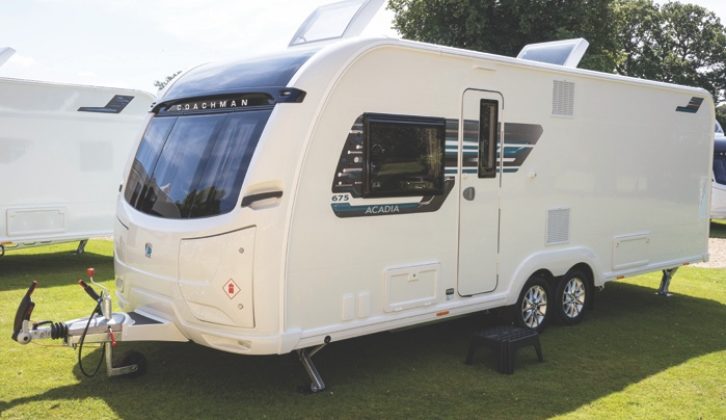 The sturdy twin-axle chassis of the Coachman Acadia 675 will aid stability when long-distance touring