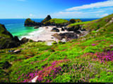 Kynance Cove on The Lizard Peninsula, Cornwall