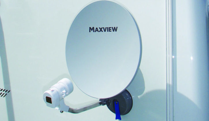 Maxview Remora Pro suction-cup satellite dish
