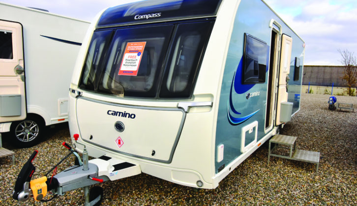 Camino 550 benefits from smart new graphics and a sizeable front gas locker
