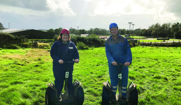 Segway is a great way to explore, once you get your balance!