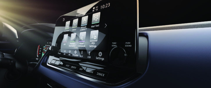 Interior quality provides a high-tech look and feel to the dash