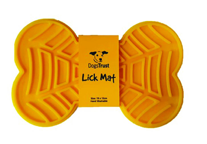 Lick mat for doggie treats