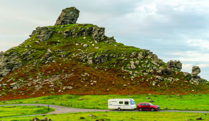 The Valley of the Rocks on the North Devon coast