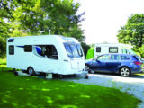 Pitched at Cheddar Mendip Heights C&CC Site