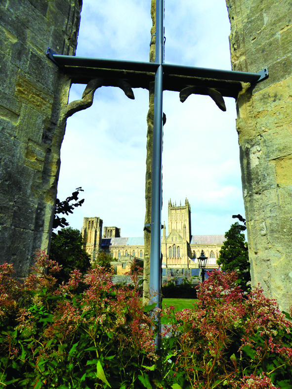 Magnificent Wells Cathedral was begun in the 12th Century to replan a much earlier church