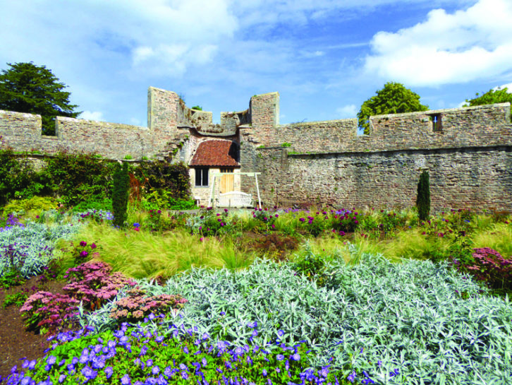 Explore 14 glorious acres of gardens and the rampart walk at the Bishop's Palace