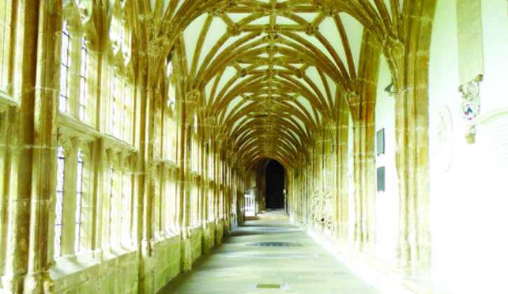 Find a place for tranquil contemplation, strolling along the cathedral's great cloisters