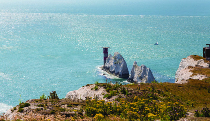 The Needles, on the Isle of Wight