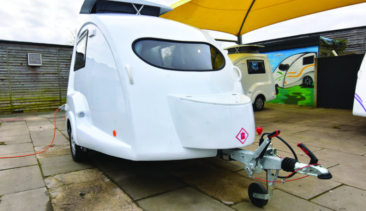 Aerodynamic profile helps to make the Go_pod very economical to tow