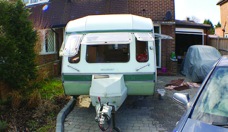 Whether your caravan is stored on your drive...