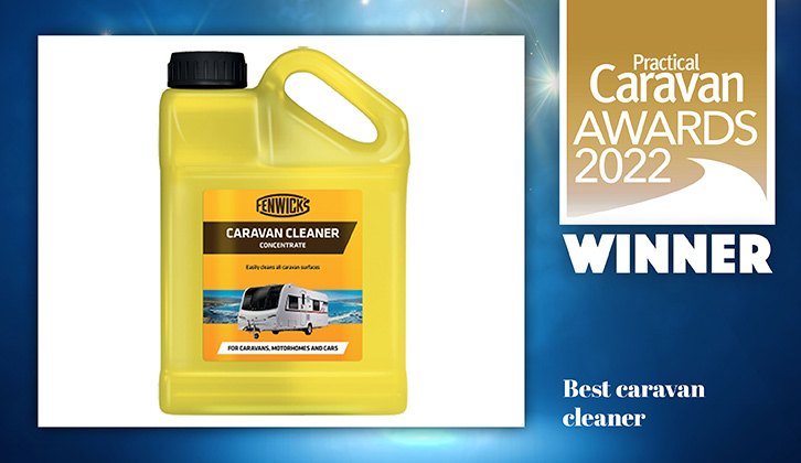 Fenwicks Caravan Cleaner, Best Caravan Cleaner, Practical Caravan Awards 2022